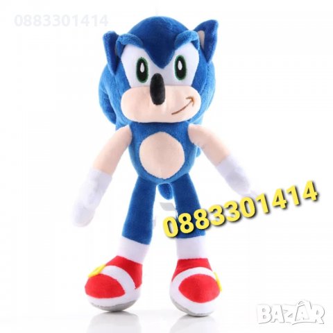 Соник плюшен Sonic 30см, 40см, 50см, снимка 3 - Плюшени играчки - 37299388