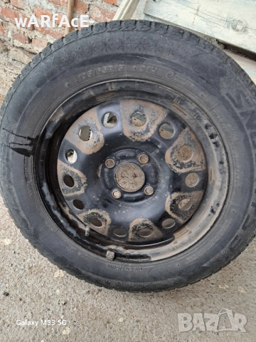 Продавам 2 железни джанти с гуми 4x108 63.4мм за форд, снимка 4 - Гуми и джанти - 52363914