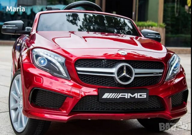 Акумулаторен джип Mercedes GLA45 12V батерия,MP3, с меки гуми с Кожена седалка, снимка 8 - Детски велосипеди, триколки и коли - 39001281