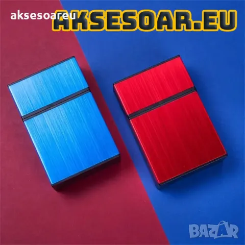 Идеална подаръчна метална кутия табакера с магнитен капак за 80 мм стандартни цигари модна стилна, снимка 17 - Табакери - 50220834