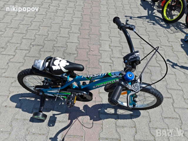 BG Детски велосипед 16" SAMURAJ син, снимка 3 - Велосипеди - 54334310