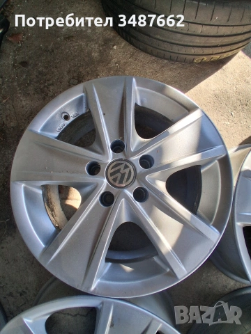 16цола за VW Audi 5×112 ц.57.1мм 7J ×16 ет44 , снимка 4 - Гуми и джанти - 54238653