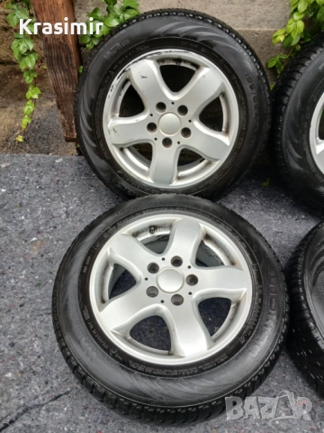 Алуминиеви джанти Мерцедес 15" 5x112, снимка 4 - Гуми и джанти - 52014715
