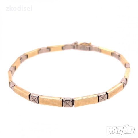 Златна дамска гривна 14,04гр. 19см. 14кр. проба:585 модел:28075-1