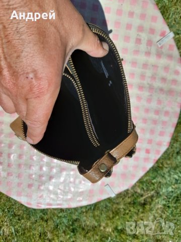 Стара дамска кожена чанта #13, снимка 6 - Антикварни и старинни предмети - 36891272