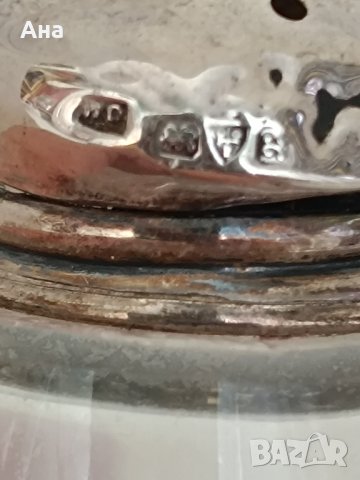 Красиви сребърни солници маркирани 1911г Честър

, снимка 5 - Антикварни и старинни предмети - 44150187
