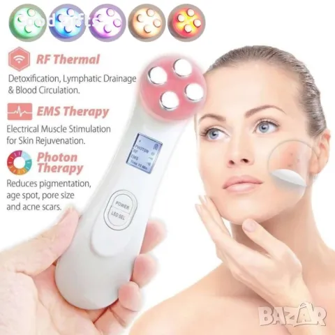 Уред за безиглена мезотерапия CkeyiN 5+1, Електромускулна стимулация, Електропорация, Мезопорация, Р, снимка 10 - Други - 47510183