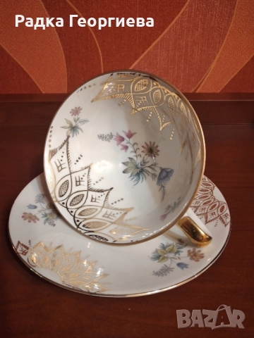 Чаша за чай Bareuther, снимка 3 - Чаши - 52378037