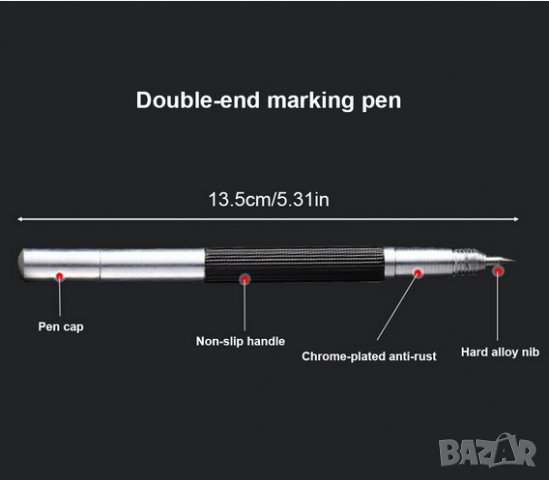 Твърдосплавна челтилка за метал и керамика, снимка 2 - Други инструменти - 39508260