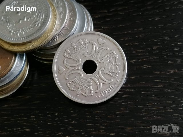 Mонета - Дания - 5 крони | 1990г., снимка 2 - Нумизматика и бонистика - 29319961