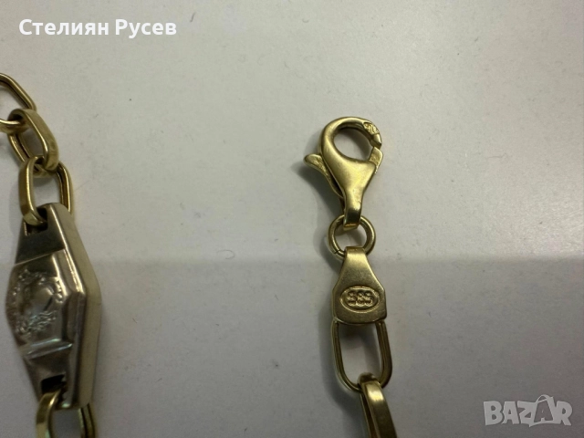 16.37гр 56см мъжки златен ланец версаче / златно колие / синджир / ланец / злато / златен / GOLD 585, снимка 9 - Колиета, медальони, синджири - 52028592