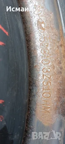 Желязна джанта за Хюндай Тражет,Киа 16ц , снимка 3 - Гуми и джанти - 50164119