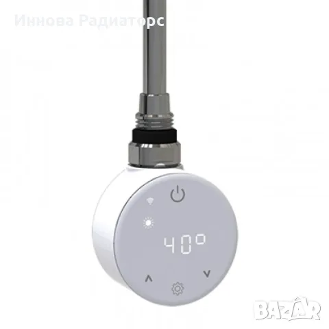 Електрически нагревателен елемент за радиатори в баня с App управление , 300W-1200W , Бял