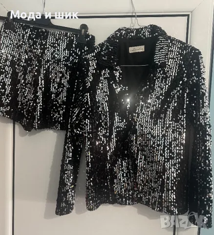 Комлект от сако с къси панталонки , снимка 4 - Сака - 48442170
