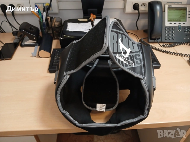 ПРОТЕКТОР ЗА ГЛАВА / КАСКА - RINGHORNS CHARGER HEADGEAR - BLACK , снимка 5 - Спортна екипировка - 54039680