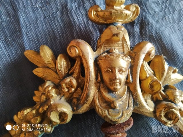 барокова метална апликация , снимка 2 - Антикварни и старинни предмети - 36980235