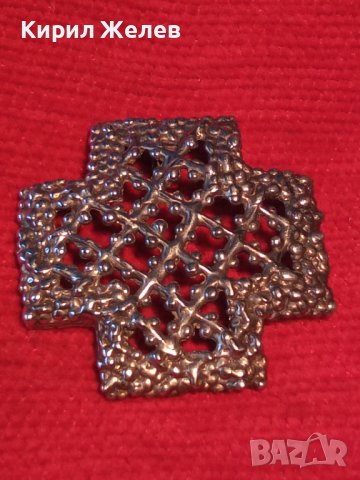 АЖУРЕН СРЕБЪРЕН ВИНТИДЖ - АРТ КРЪСТ МАРКОВО СРЕБРО 925 МАЙСТОРСКА ДИЗАЙНЕРСКА ИЗРАБОТКА 27661, снимка 18 - Колиета, медальони, синджири - 40575192