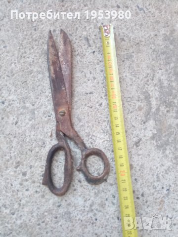 Стара шивашка ножица, снимка 1 - Антикварни и старинни предмети - 40515764