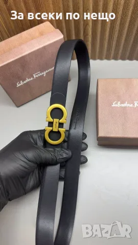 Salvatore Ferragamo Кожен Колан Широчина 2см - 3 Цвята Код SEM-679, снимка 4 - Колани - 55962448