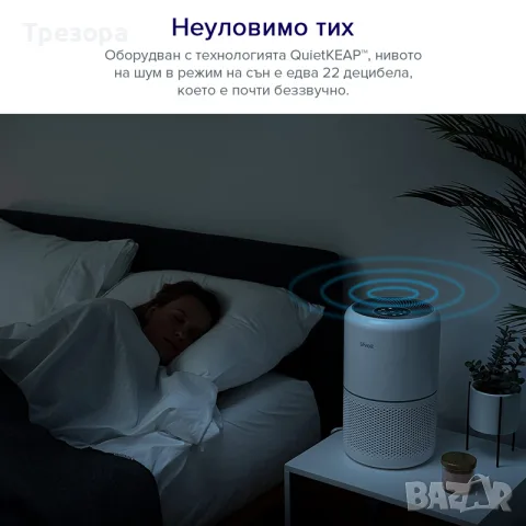 Пречиствател за въздух Levoit Core 300S, 41㎡, снимка 5 - Овлажнители и пречистватели за въздух - 56183535