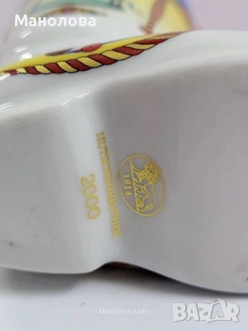 Порцеланова коледна камбанка и ботуш от колекцията на Hutschenreuther., снимка 12 - Други ценни предмети - 52396531