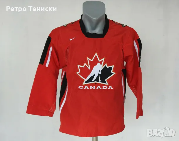 Тениска Team Canada Nike — Деца размер L Червено