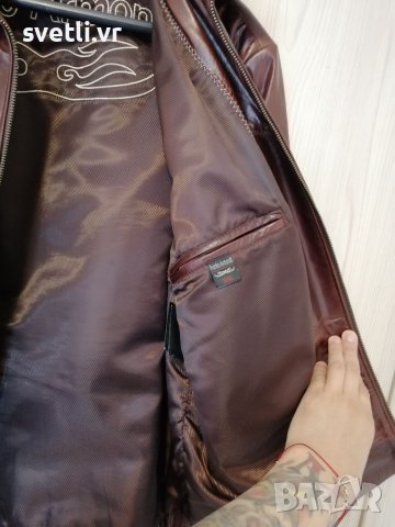 Кожено яке, снимка 5 - Якета - 40760421