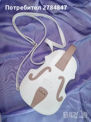 Дамска кожена чанта Китара , снимка 14 - Чанти - 49910132