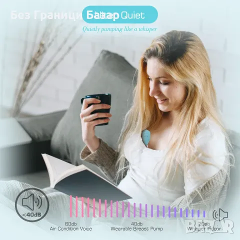 Нова Електрическа безжична помпа за кърма – 3 режима, 9 нива, тиха, снимка 3 - Помпи за кърма - 49517746