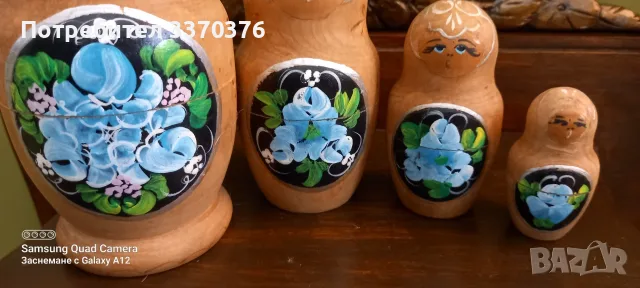 Руски матрьошки-ръчно рисувани, снимка 6 - Декорация за дома - 55898213