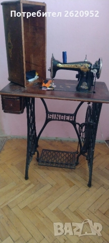 Ретро шевна машина SINGER , снимка 1