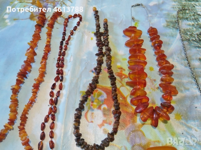 Бижута от балтийски кехлибар, снимка 9 - Антикварни и старинни предмети - 52157705