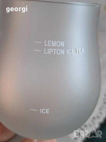 4 чаши за студен чай Ice tea Lipton 32/2, снимка 4 - Чаши - 53063646