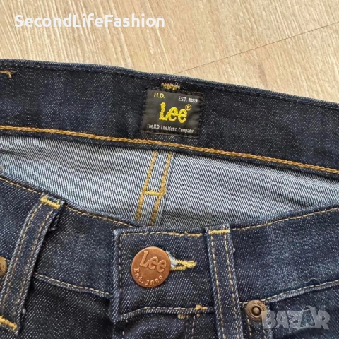 Мъжки дънки Lee Luke тъмно сини размер 27/32, снимка 3 - Дънки - 53117669
