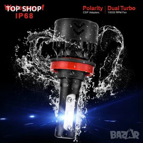 LED H4 крушки за автомобил LTPAG, снимка 3 - Аксесоари и консумативи - 48492491