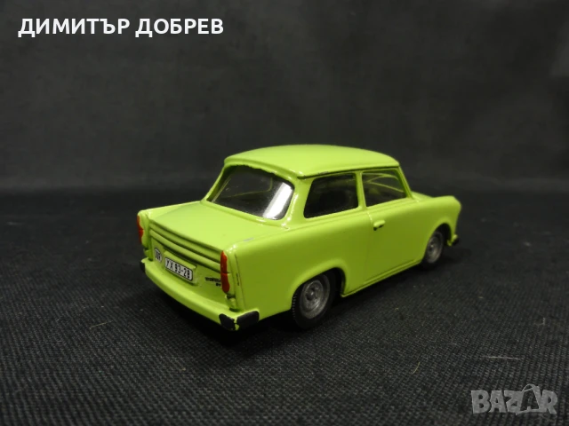 1/43 СТАРА РЕТРО МЕТАЛНА КОЛИЧКА МАЩАБЕН МОДЕЛ TRABANT 601 VITESSE PORTUGAL, снимка 4 - Колекции - 50839644