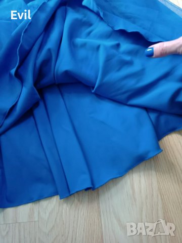 Синя пола пачка с тюл, снимка 2 - Поли - 37518305