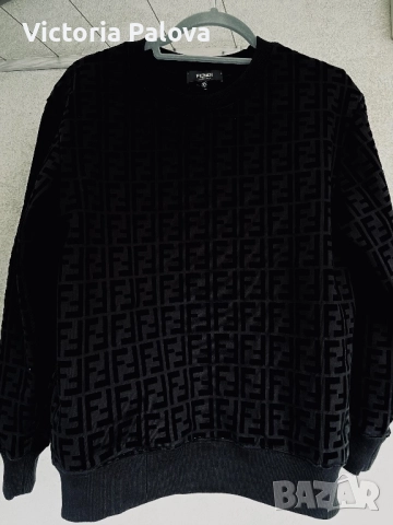 Уникален суитчър унисекс FENDI X TEAM WANG  рядка находка, снимка 14 - Суичъри - 51761293