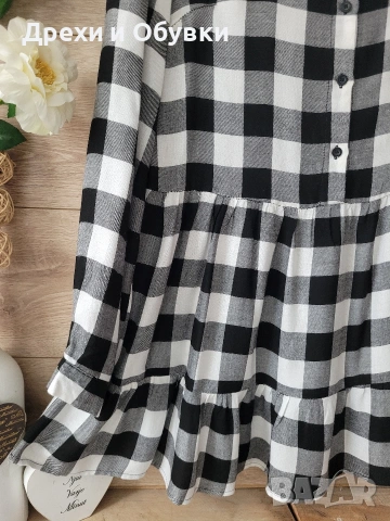 Разкроена рокля туника пепид , снимка 2 - Рокли - 54095649