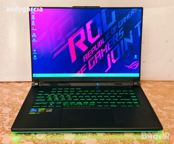 NVidia RTX 4060 8GB/Intel Core i7-13650HX/16GB RAM/512GB SSD/165hz FHD+ IPS/ASUS ROG STRIX G16, снимка 3 - Лаптопи за игри - 53946755