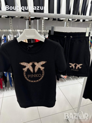 дамски висококачествени екипи тениска и панталонки pinko burberry