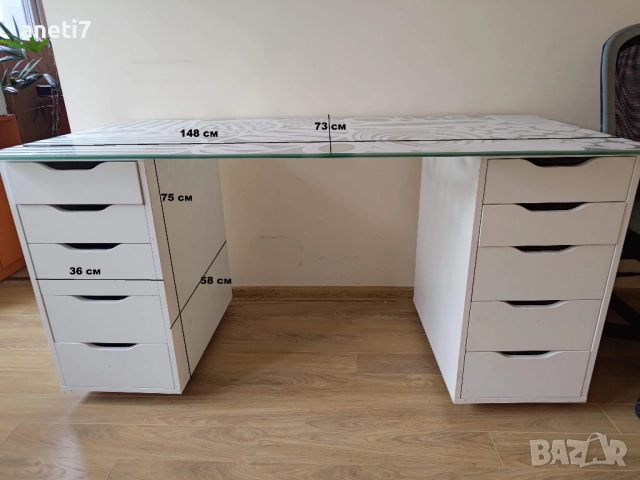 Кухненски шкафове 120см, слонова кост, отлично състояние, снимка 3 - Кухни - 52583941