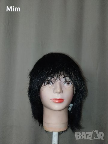 Къса Черна перука за парти , снимка 4 - Аксесоари за коса - 42778975