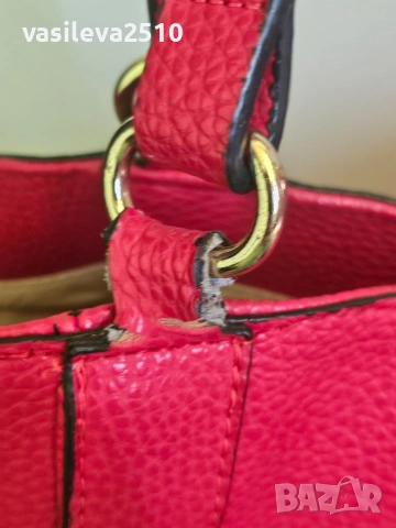 Gucci дамска червена чанта , снимка 6 - Чанти - 53892007