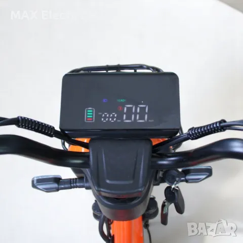 Електрически скутер с педали MaxMotors EBZ 18 750W/48V/20Ah - ORANGE, снимка 9 - Мотоциклети и мототехника - 50015653
