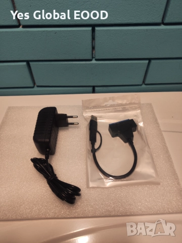 Wowfast SATA към USB адаптер за 2.5/3.5 HDD SSD с захранване, снимка 8 - Кабели и адаптери - 52803906