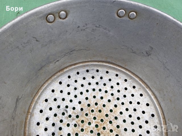 Стар алуминиев гевгир БДС, снимка 7 - Аксесоари за кухня - 35628842
