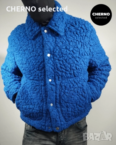 Яке с изкуствен шърлинг ZARA Faux Shearling Jacket – размер L – ново с етикети, снимка 4 - Якета - 52930129