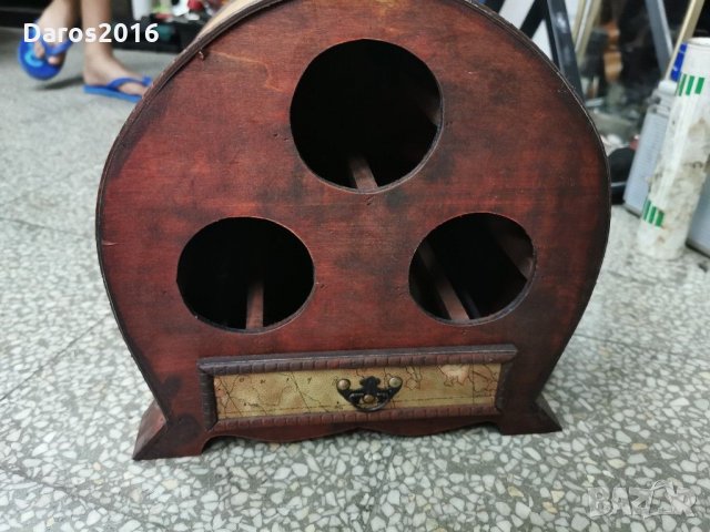 Страхотна дървена стойка/поставка за вино, снимка 9 - Други - 30007054