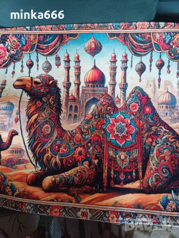 Ориенталско плюшено килимче., снимка 4 - Други - 49820879